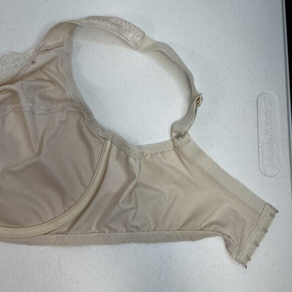 Playtex 40DD Bra Secrets Lifts & Supports Underwire Unlined Full Coverage 4422 - Picture 10 of 13